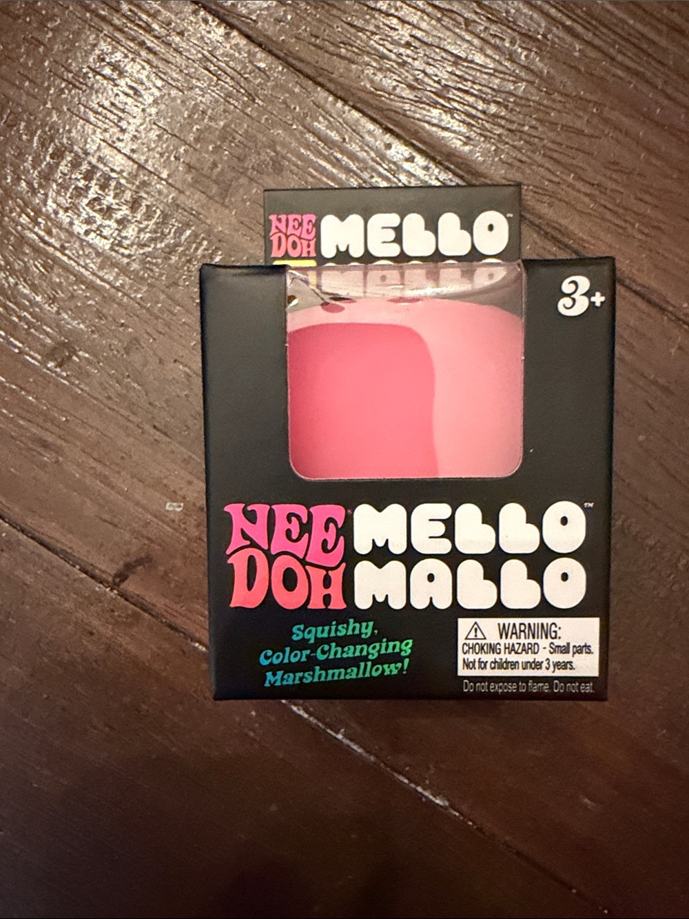NeeDoh Mello Mallo Color-Changing Squishy Marshmallow - Pink